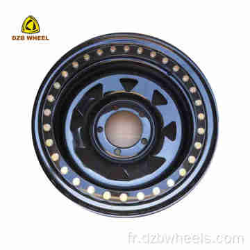 Roues en acier Beadlock 4 * 4 16 * 9 pouces 5 trous